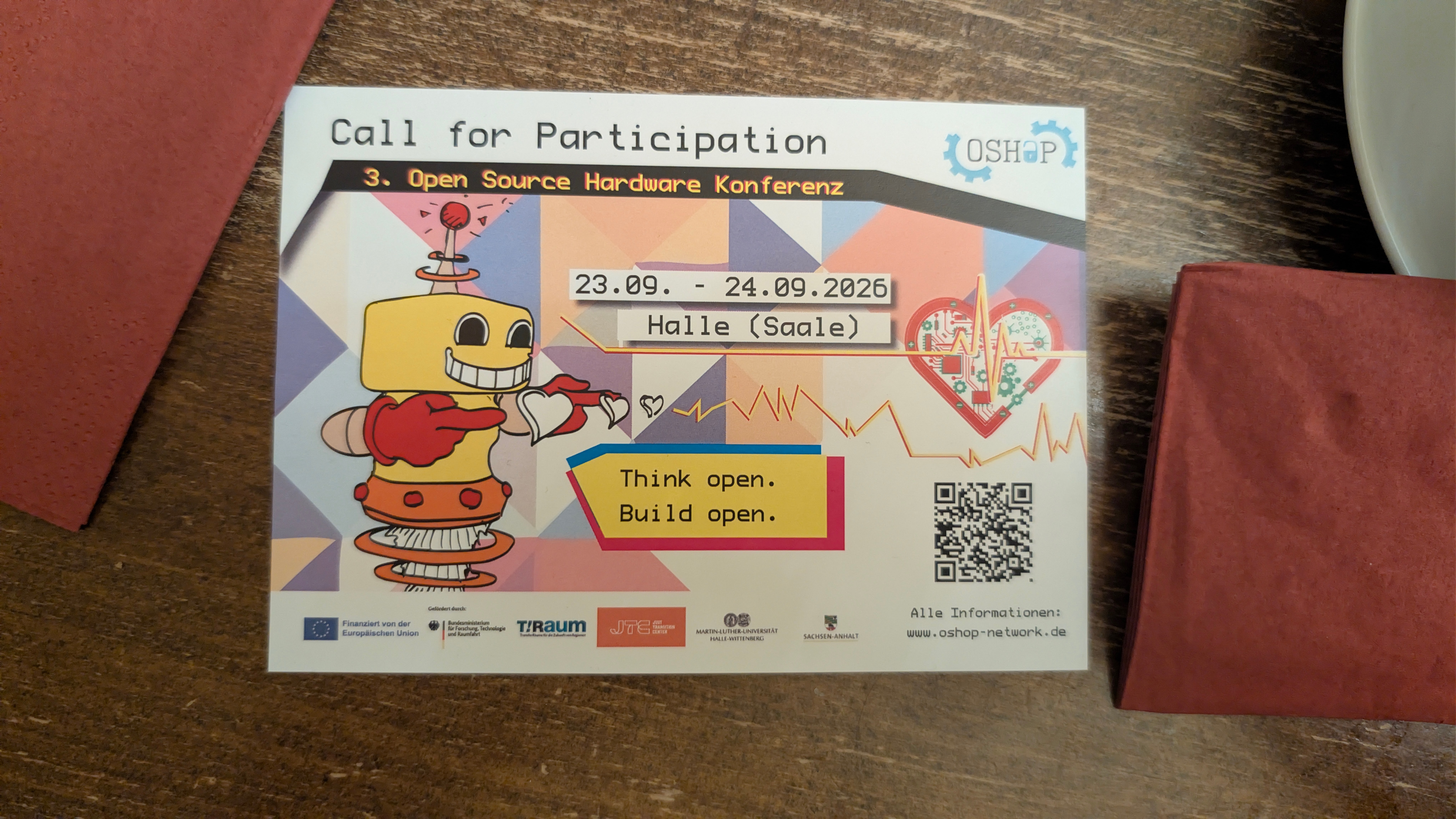 Flyer der OSHap 2026 in Halle