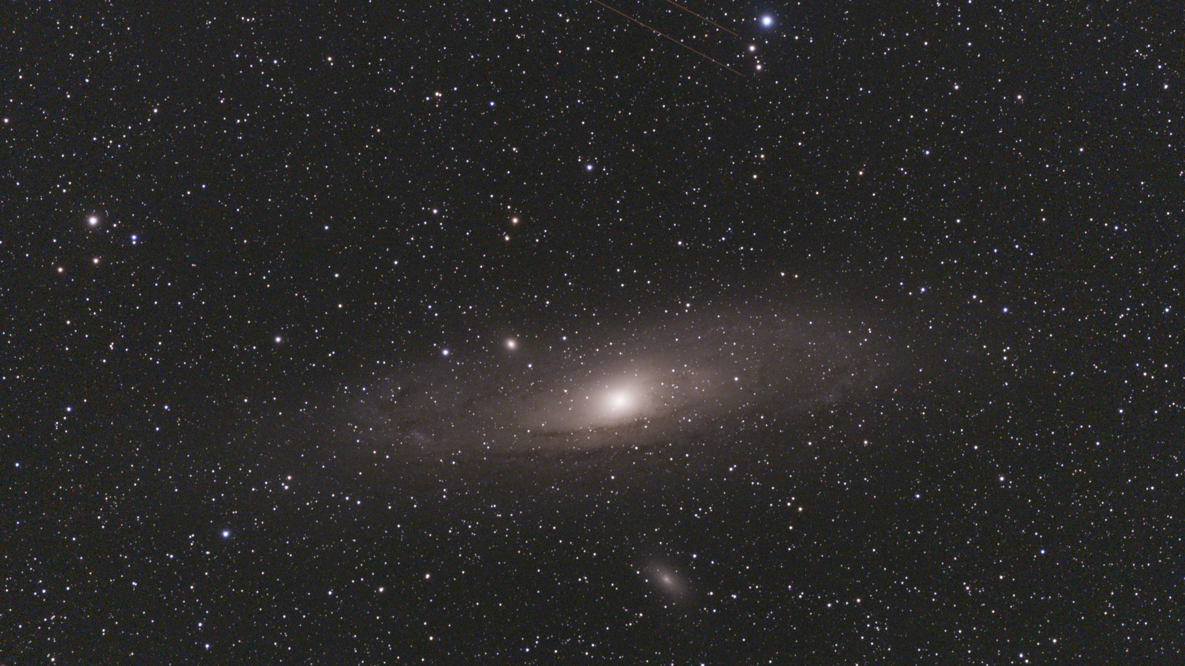 Messier 31 Andromeda Galaxie Mosaik ZWO Seestar S30 Pro