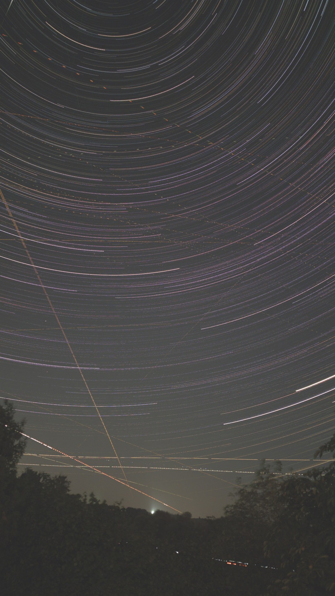 Startrails Master Stack über 817 Frames vom 20. September 2026